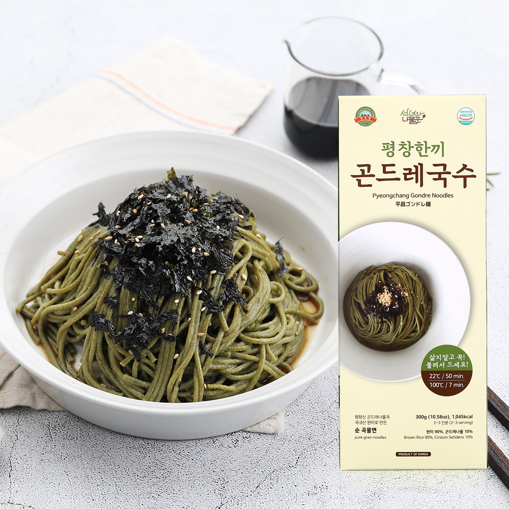 불려먹는 간편한 국수 평창한끼 곤드레국수 300g : 평창팜