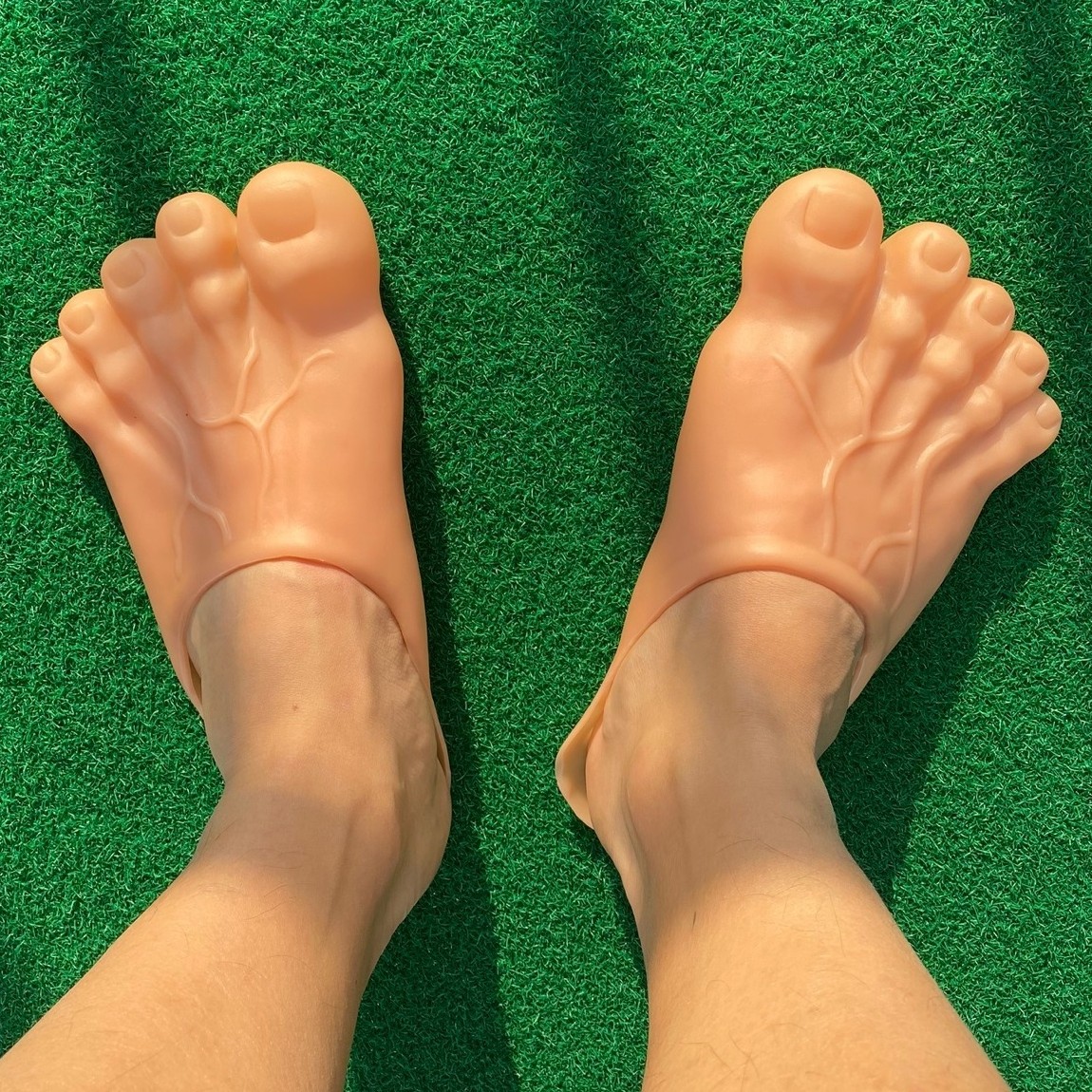맨발 슬리퍼 왕발 편한 실내화 헐크 신발 재미있는 쓸모없는 쓸대없는 선물 : 히가시 샵