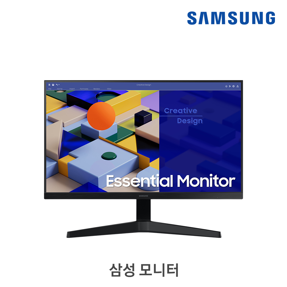 삼성 60.4cm(24인치) 에센셜 모니터 IPS 베젤리스 S24C310EA 75Hz : 온라인쇼핑파트너