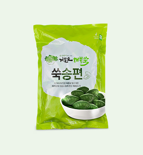 거문도해풍쑥 생쑥송편 찐쑥송편 2kg (40g50개) (HACCP, 무농약 지리적표시쑥) : 마미스그린마켓