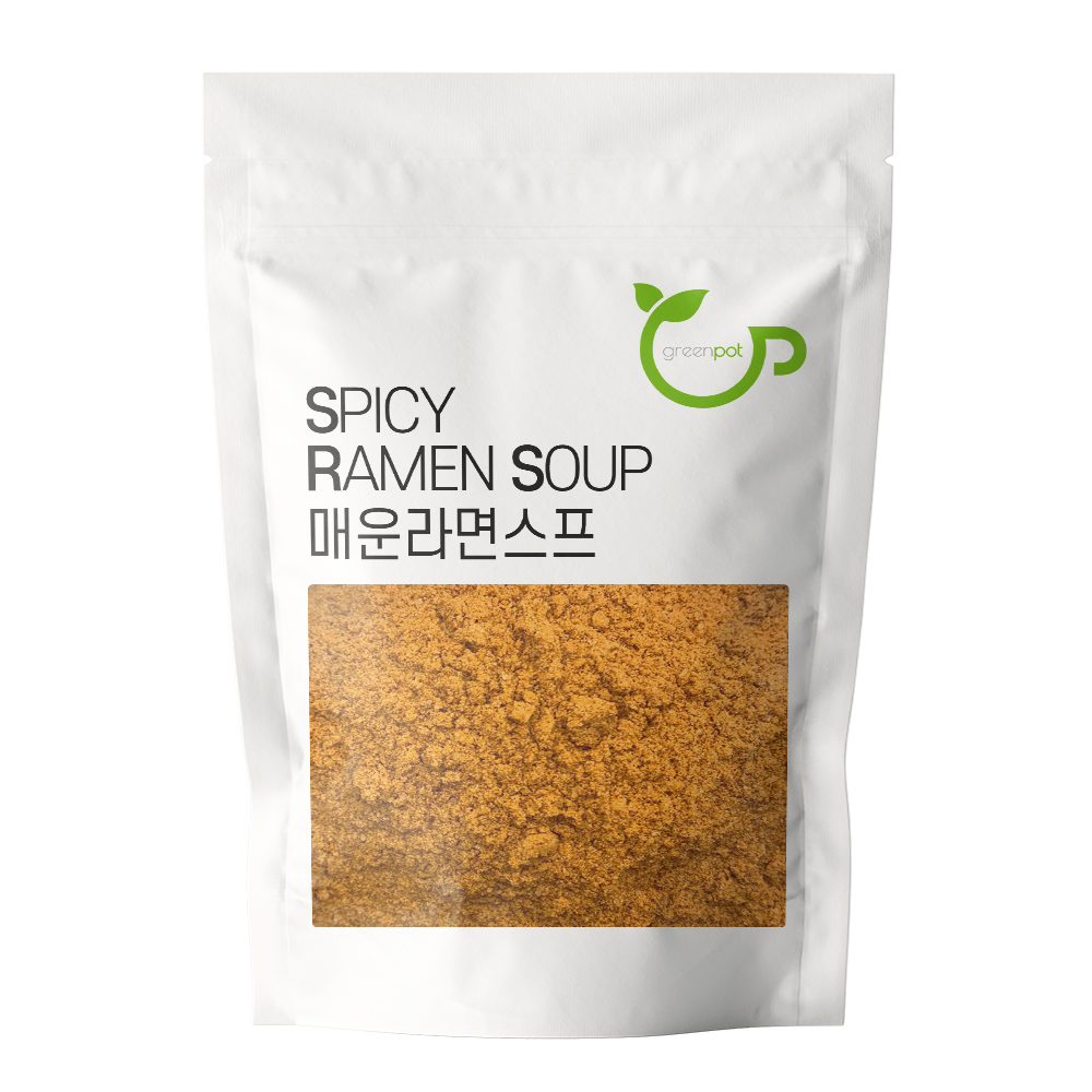 그린팟 라면스프분말 야채믹스 짬뽕 짜장 로제떡볶이 해물 사골육수 : 그린팟 Greenpot