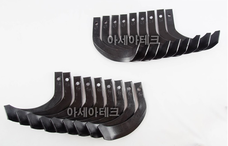 대동 경운기 부품 경운기 1구 로타리 칼날 20EA 1SET 18개+추가 칼날 2개 : 농기계 및 부품 총판