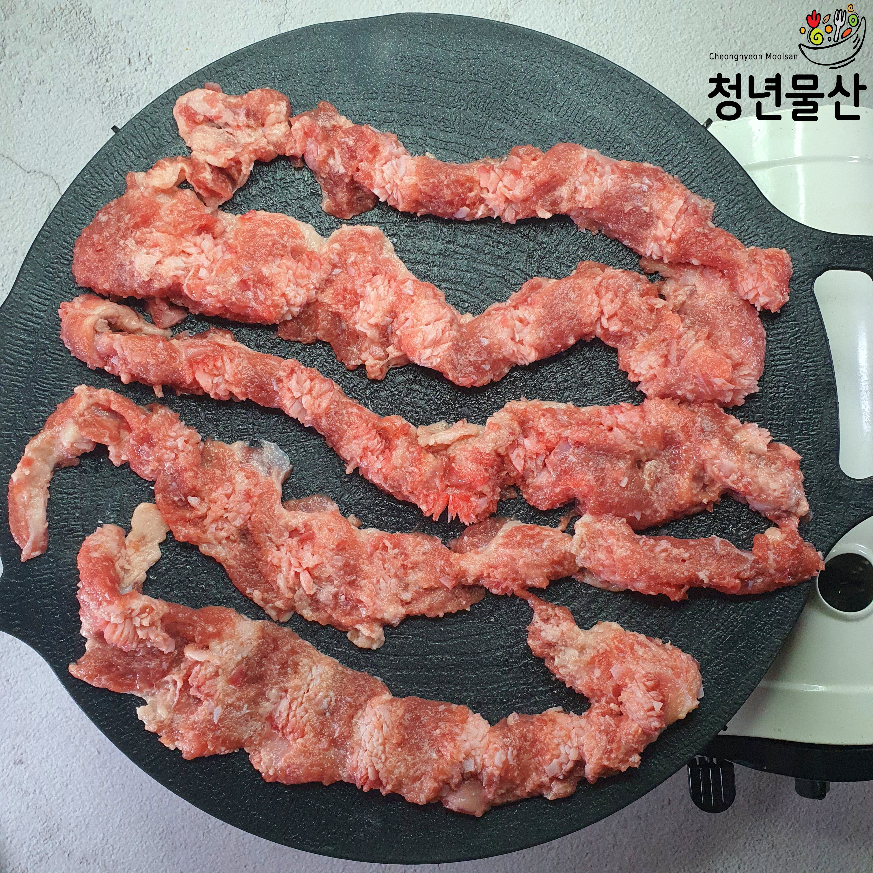 10kg 청년물산 돼지 삼겹오돌뼈 ( 1kg x 10개 ) : 청년물산