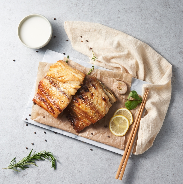 [섬마을어부] 참숯에 구운 대 삼치 1세트 400g 국산 밥반찬 고흥숯불생선구이 구운생선 : 고흥숯불생선구이섬마을어부