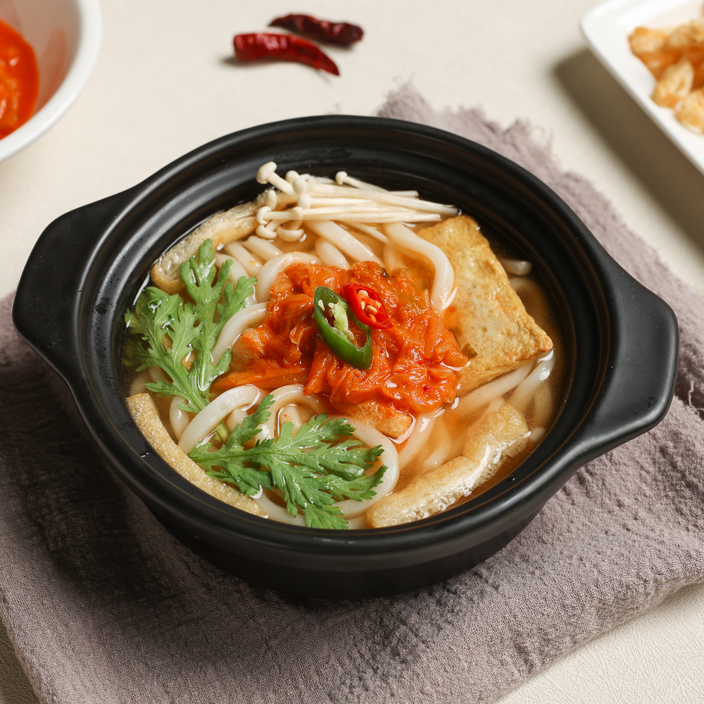 [간식어장] 포장마차 우동2종 김치우동 옛날어묵우동 -사누끼 가락 포차 : 포장마차 떡볶이