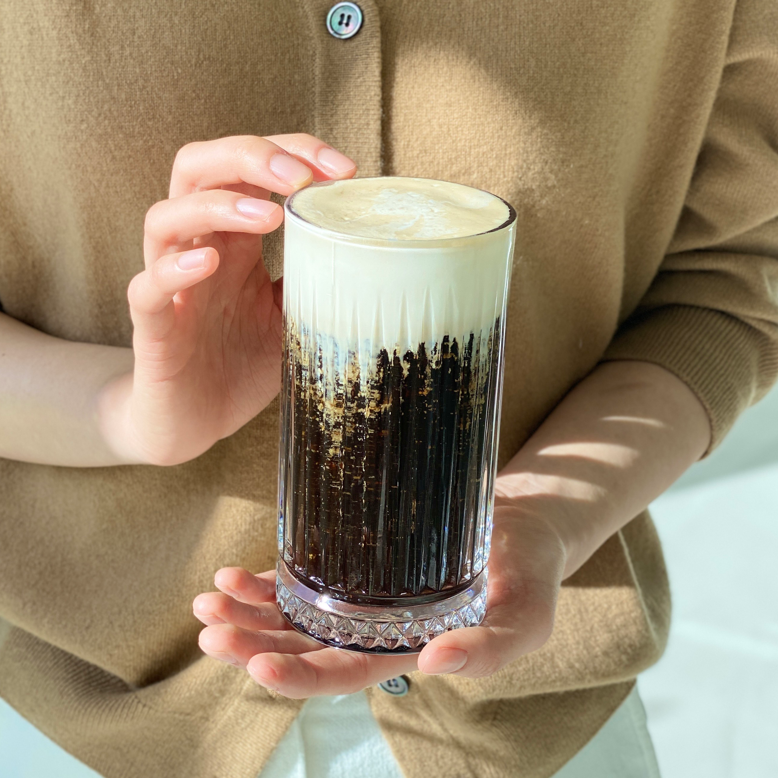 아이스커피잔 유리잔 카페컵 맥주 하이볼잔 A 450ml : OLOD오로드