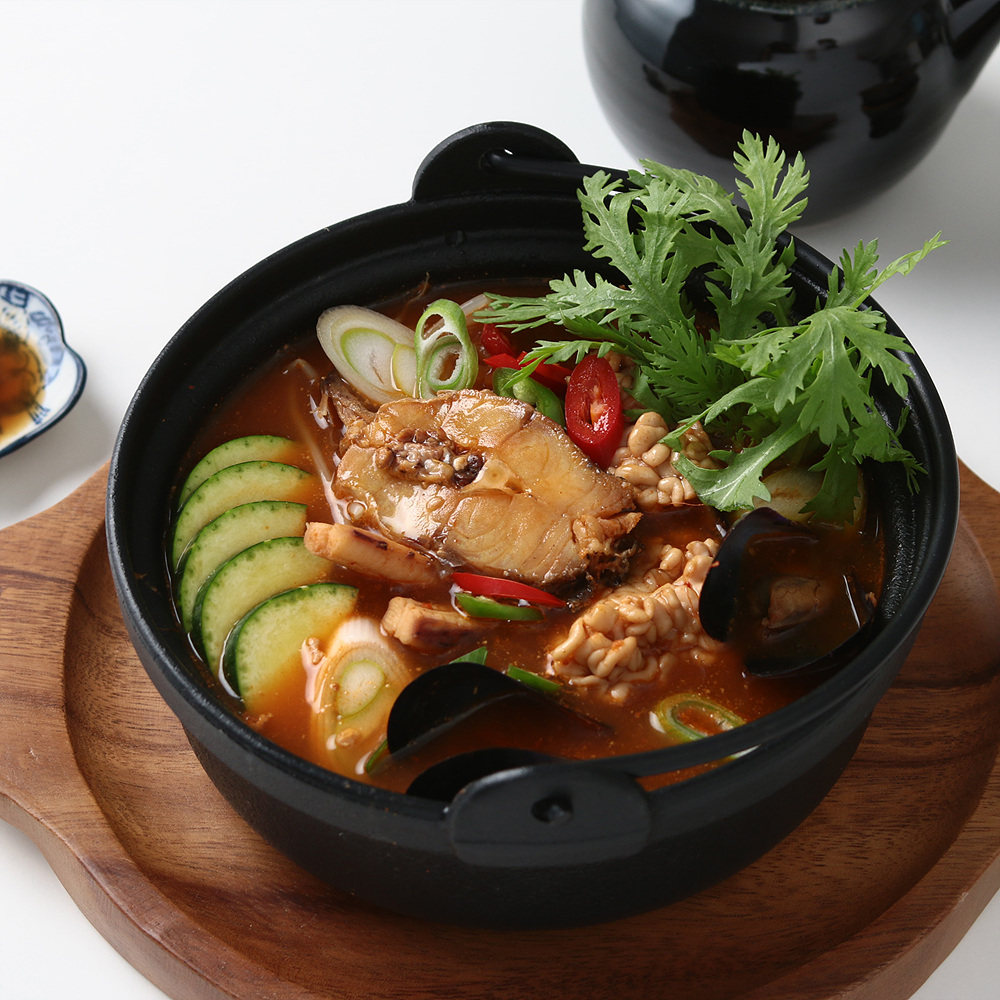 지브로와 해물 밀키트 500g 1Kg 동태탕 꽃게탕 알탕 해물탕 바다그맛 홈쿡 캠핑 안주 : 지브로와