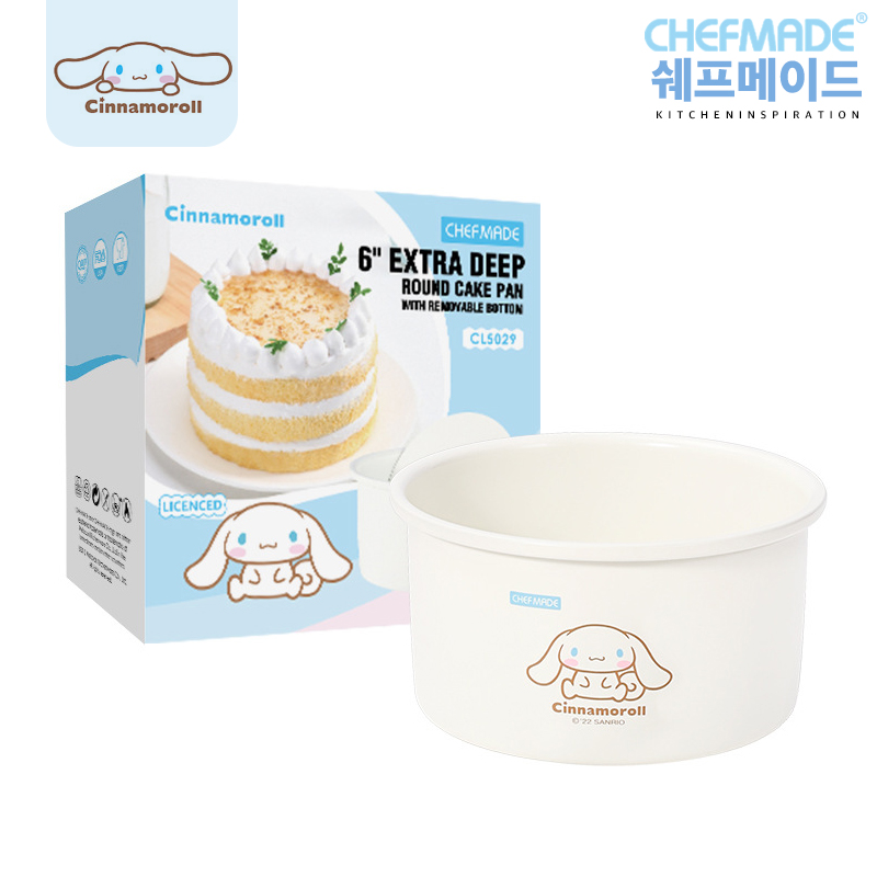 쉐프메이드 산리오 시나모롤 6인치 원형케이크틀 팬 : hanomad
