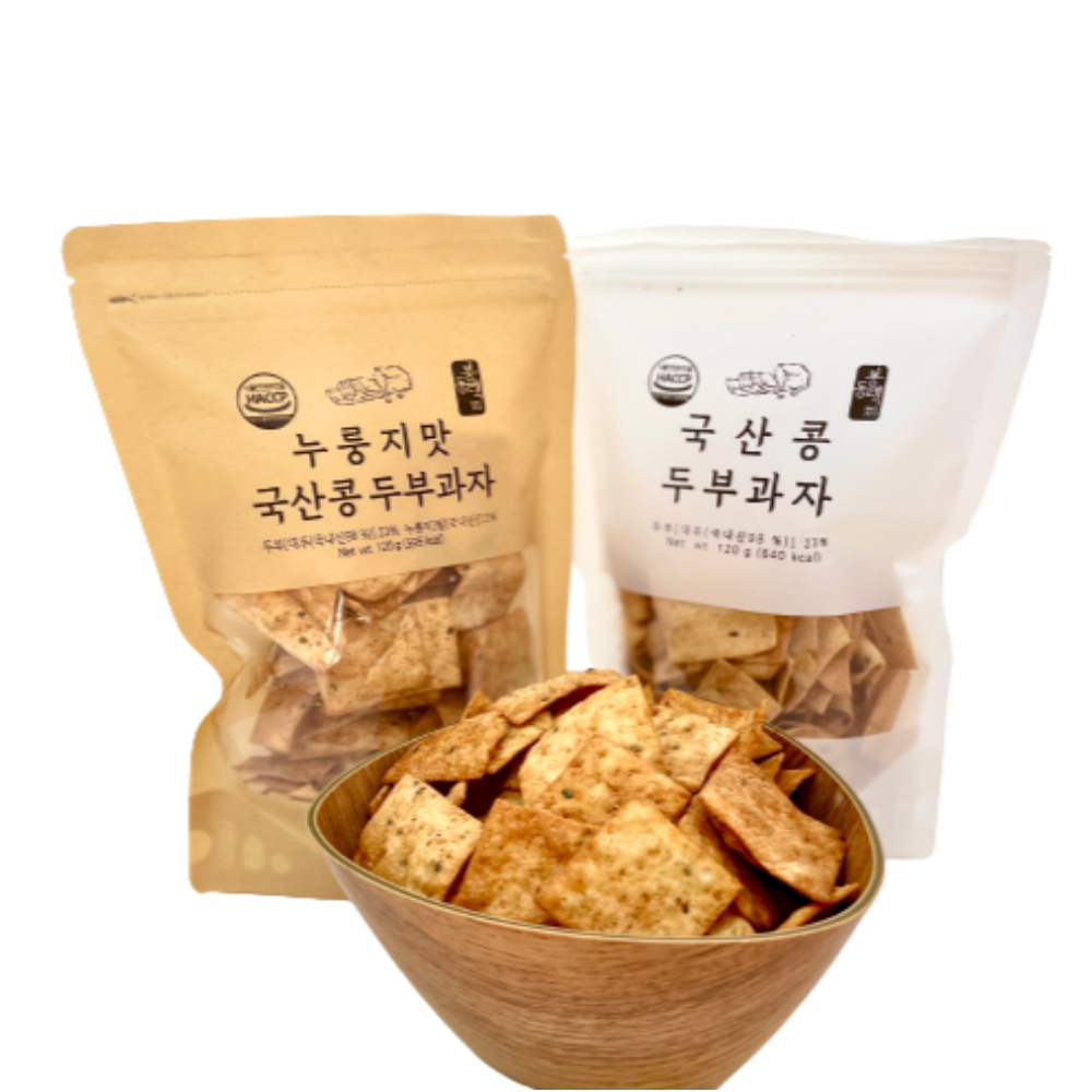 유정란 우리밀 국산콩으로 만든 수제 두부과자 어르신 간식 뚜부 과자120g : JYR Global