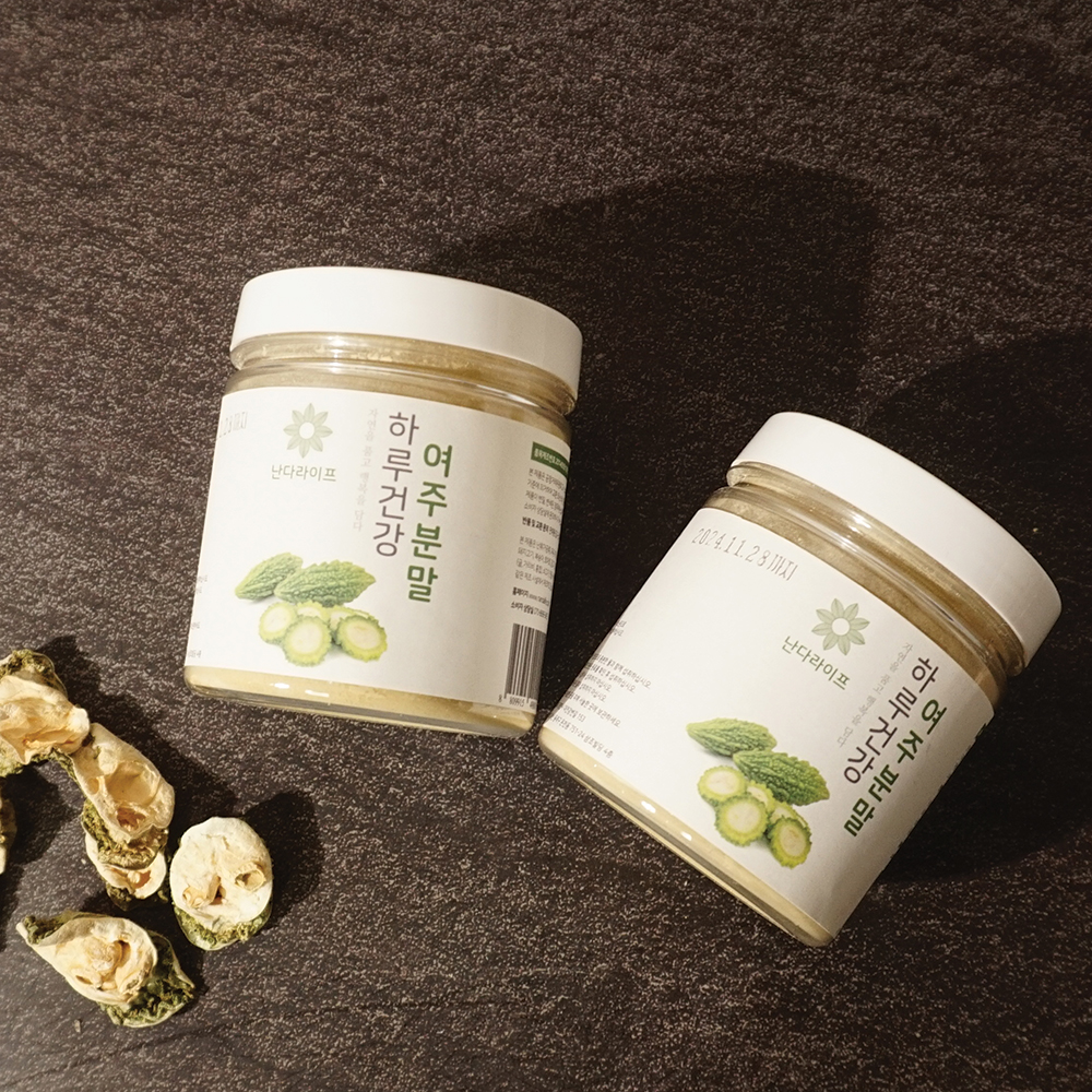1+1 저온가공 국산 여주 분말 가루 120g 2병 : 난다라이프