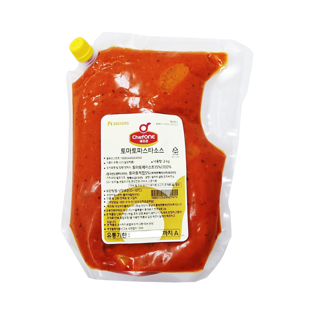 대상 쉐프원 토마토 파스타소스 2kg : 토끼상회