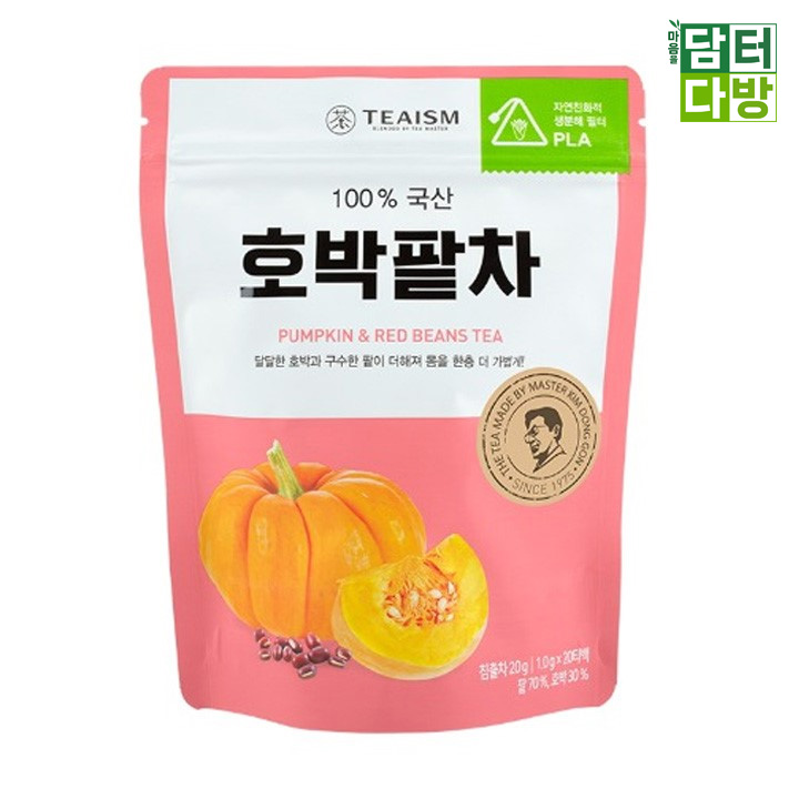 쌍계명차 TEAISM(홈) 호박팥차 파우치 20티백 : 담터다방
