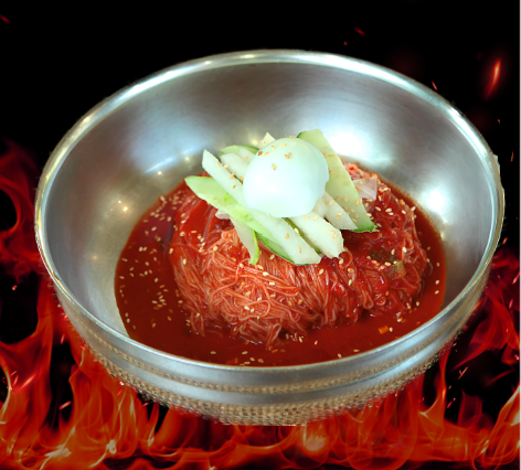 면마을 매운 불 냉면 10인분 맛있는 밀키트(메밀냉면+양념장+육수+겨자식초까지) : 면마을한승