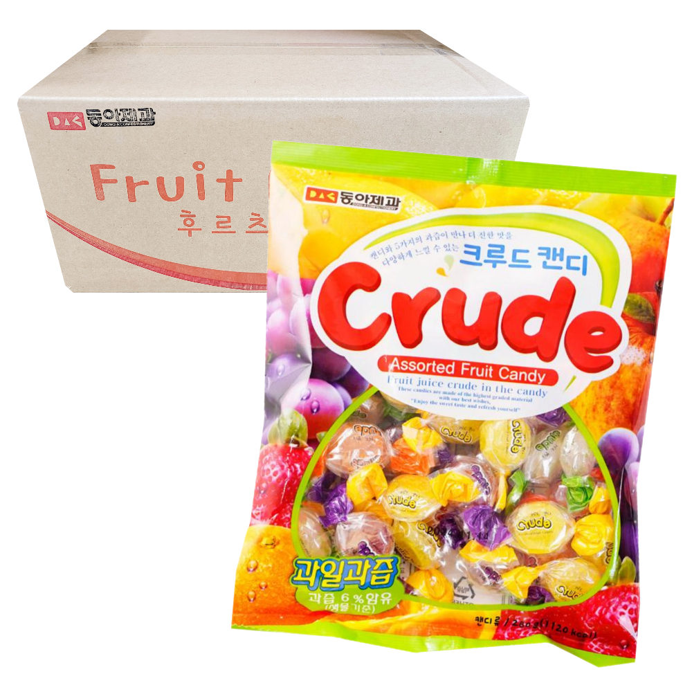 동아제과 크루드 캔디, 280g, 10개 : 주식회사 씨엠몰