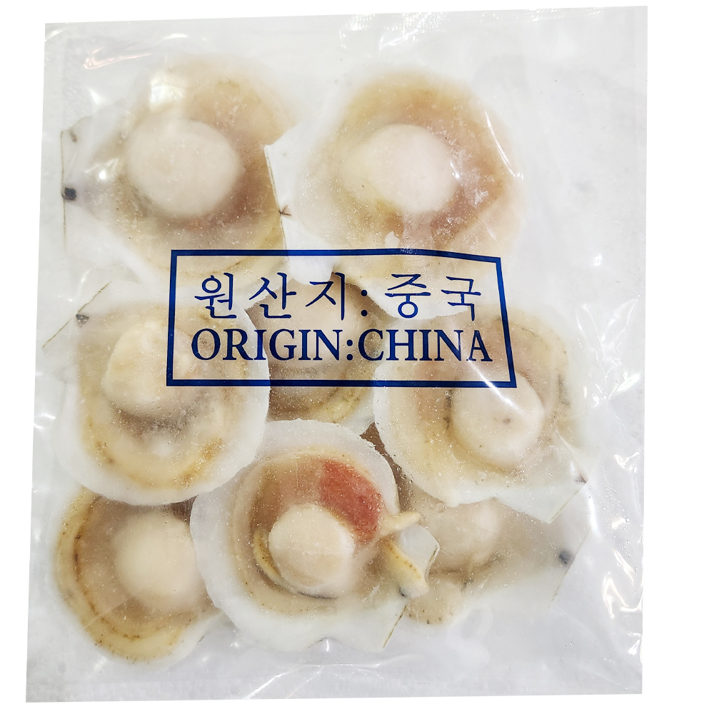 조은상사 냉동 반가리비7-8미180g1팩 가리비구이 조개구이 : 조은푸드