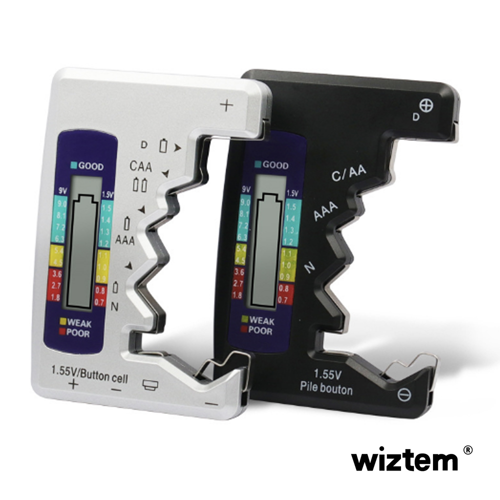건전지 잔량확인 배터리 테스터기 테스터 진단기 체크 : wiztem