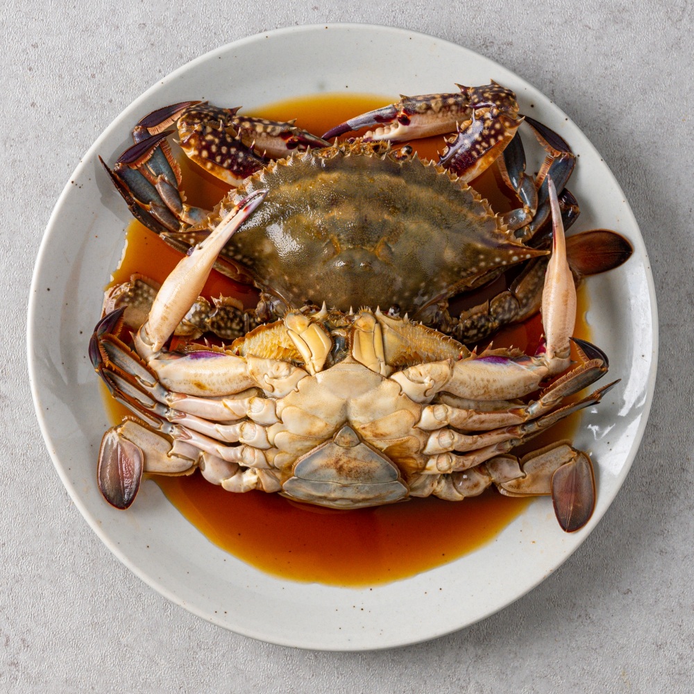 바담바담 국내산 암꽃게 간장게장1kg(2마리) : JOYS FARM