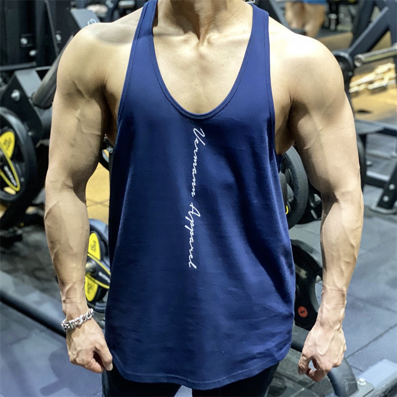 머슬 헬스복 남자나시티 헬스 민소매 트레이닝 티셔츠 근육질 여름 땀흡수 민소매 피트니스복 : 쾌속직구