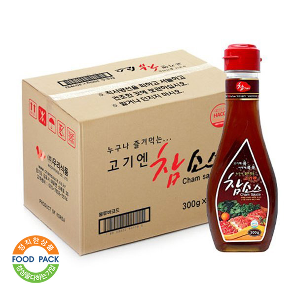우리식품 고기엔 참소스 20g 300g 1박스 모음전 : 푸드 팩 프라자