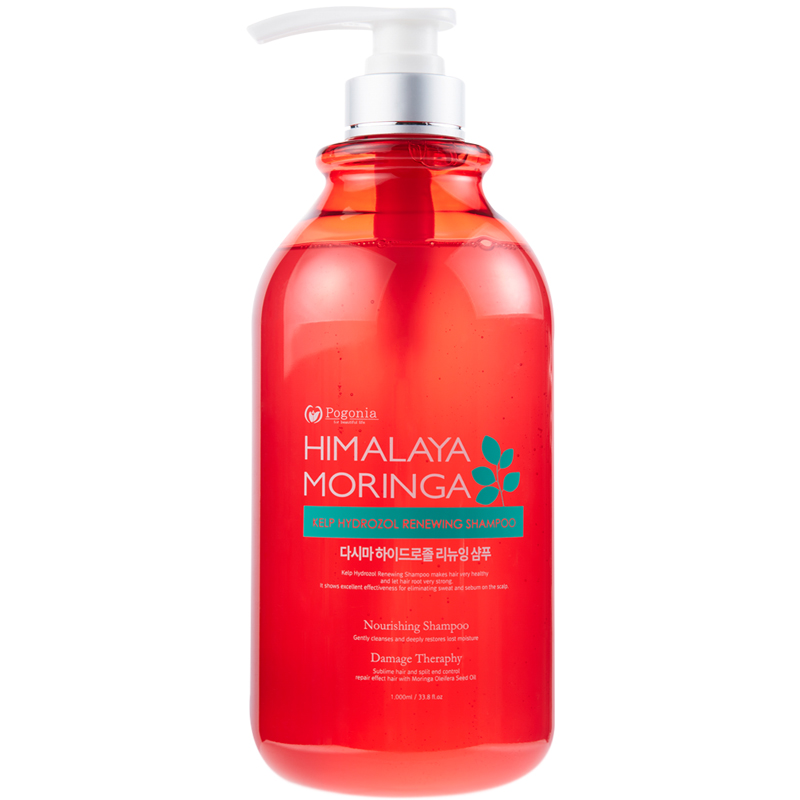 포고니아 히말라야 모링가 다시마 장미향 대용량 샴푸 1000ml : 쇼핑의완성