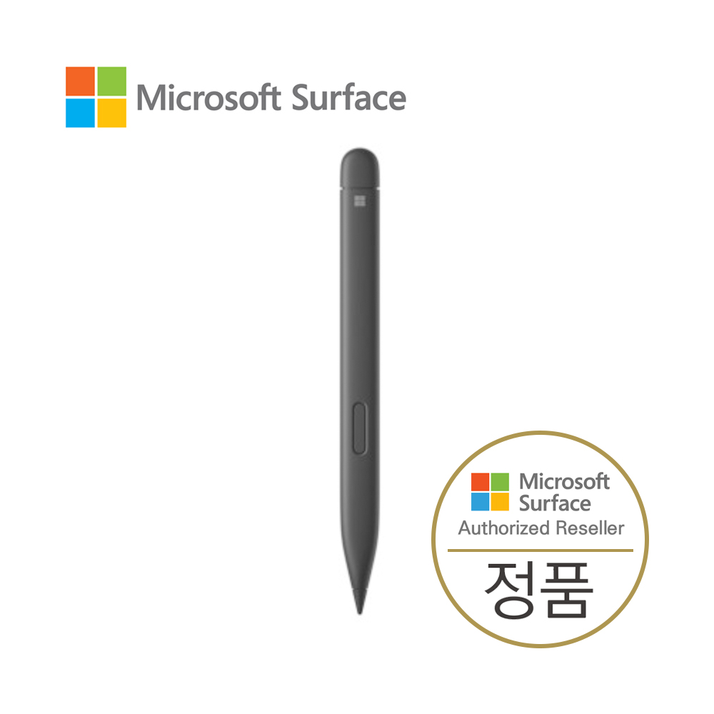 마이크로소프트 서피스 슬림펜2 블랙 (2세대) Slim Pen2 Black 정품 : 더제이와이