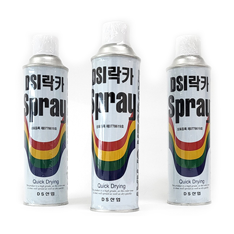 동서화학 DSL 락카 스프레이형 물체 도색제 금색 420ml 도장 컬러 페인트 셀프 DIY 라카 보수 : 팬시토이