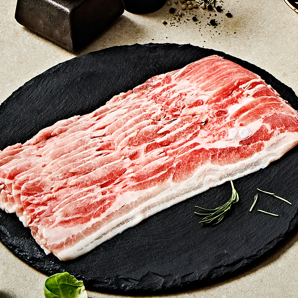 프레시누리 프리미엄 삼겹살(구이용 3초구이용) 250g 2팩+2팩 : 프레시누리