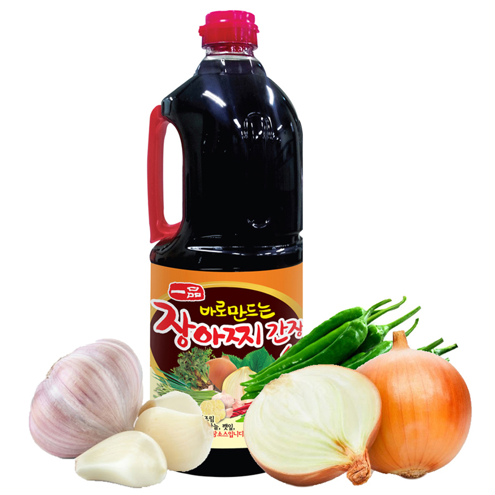 광야식품 바로 만드는 만능 장아찌 간장소스 1.8L x 2개 마늘 양파 짱아치 : 대화유통몰