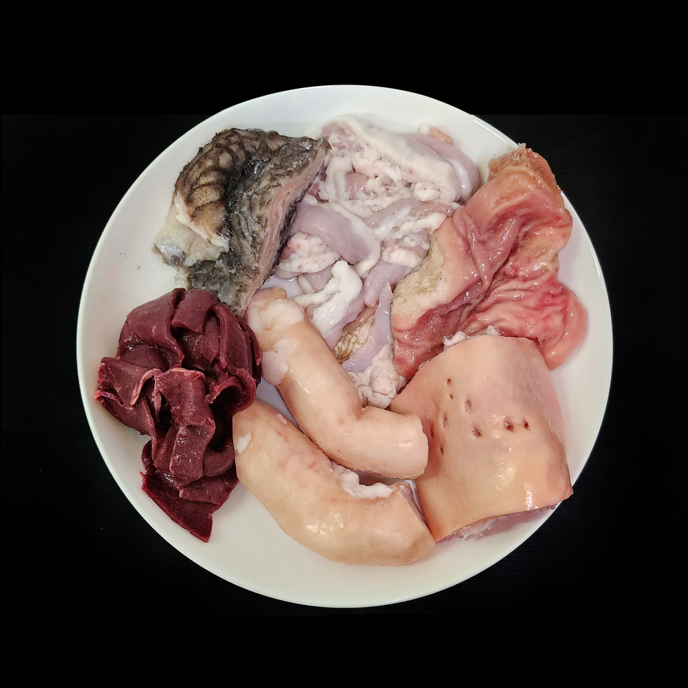 한우 소곱창 모듬 1.2kg 캠핑 소 곱창 특양 염통 구이 오드레기 대창 막창 세트 : 고기사줘삼촌