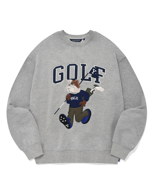 [국내매장판]YALE예일 골프럽 GOLF CLUB UNIVERSITY DAN CREWNECK : 피슈즈