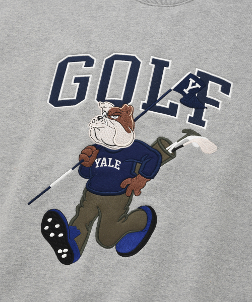 [국내매장판]YALE예일 골프럽 GOLF CLUB UNIVERSITY DAN CREWNECK : 피슈즈