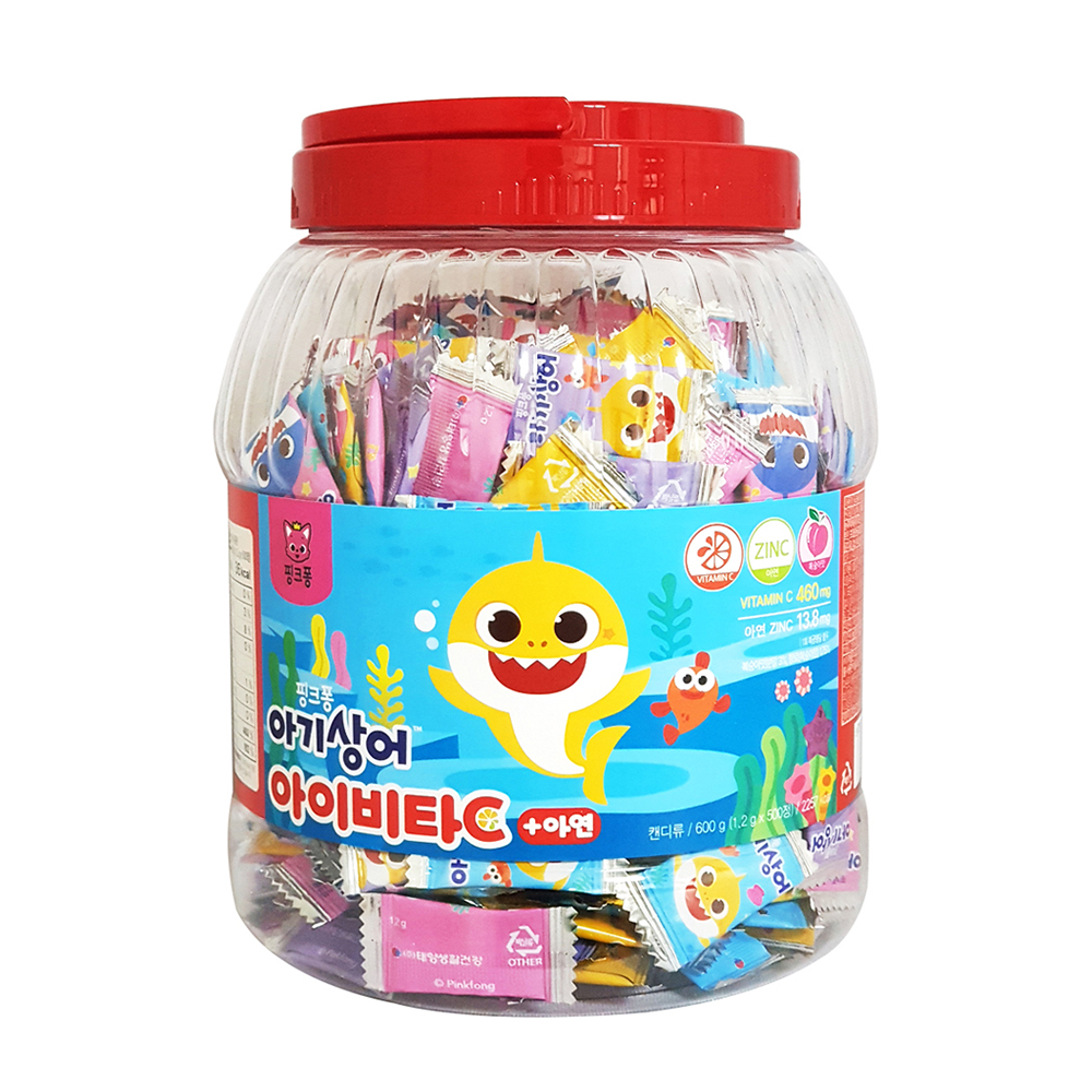 캐릭터비타민  뽀로로 비타민C 500정 외 5종 / 키즈비타민 어린이 캔디 : 블루마미