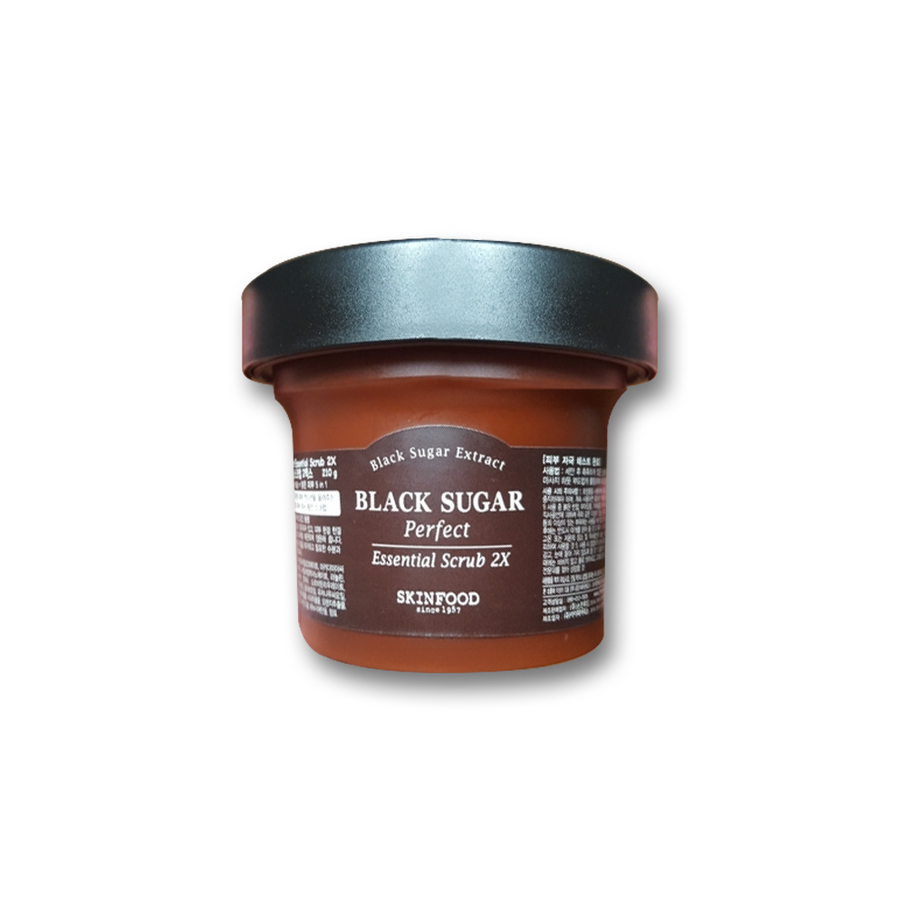스킨푸드 블랙슈가 퍼펙트 에센셜 스크럽 2X 210g : IRUDAM 이루담