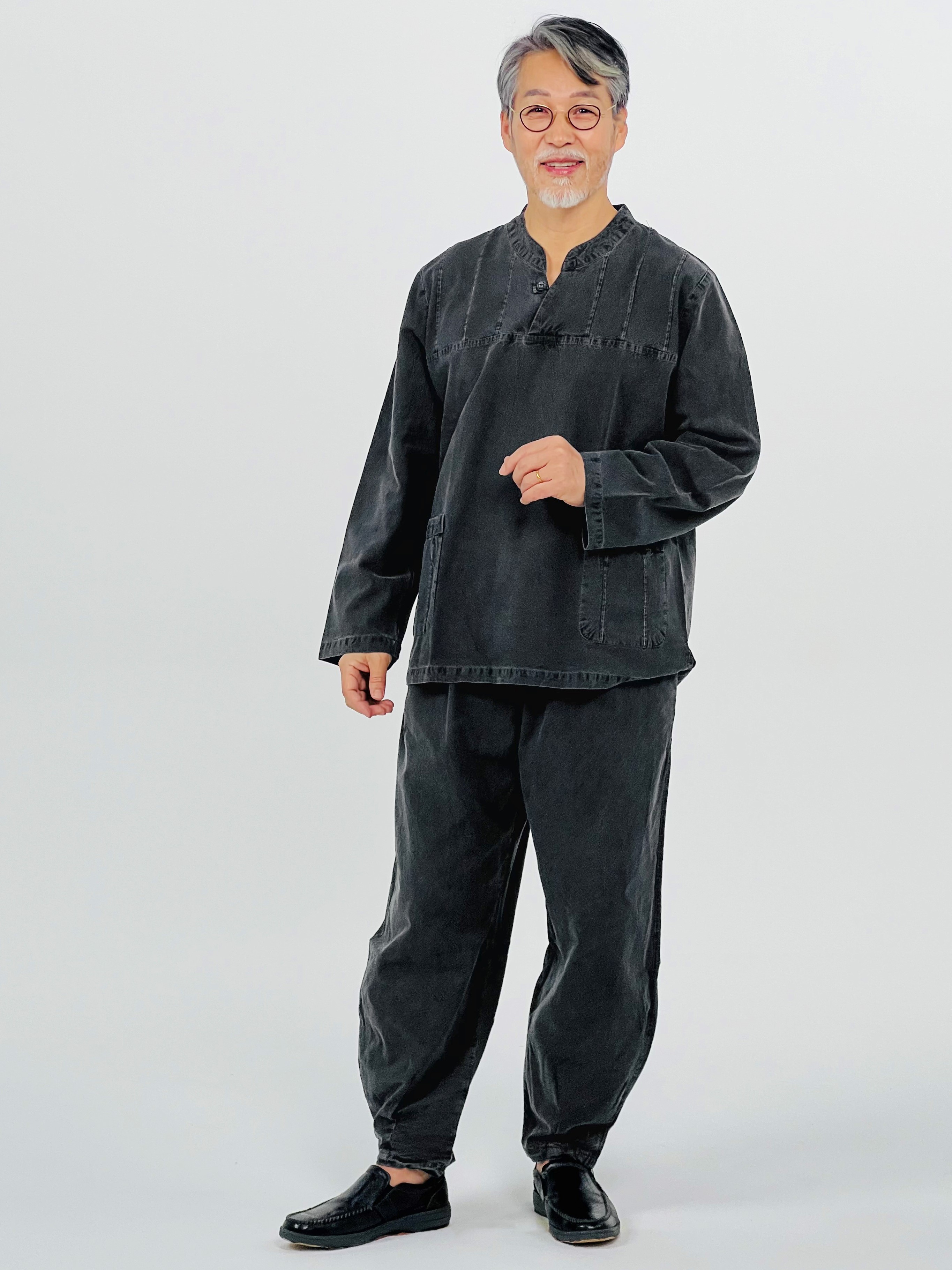 목단추 남자 생활한복 남성 개량 한복 봄 가을 한벌 : 온 고 지 신