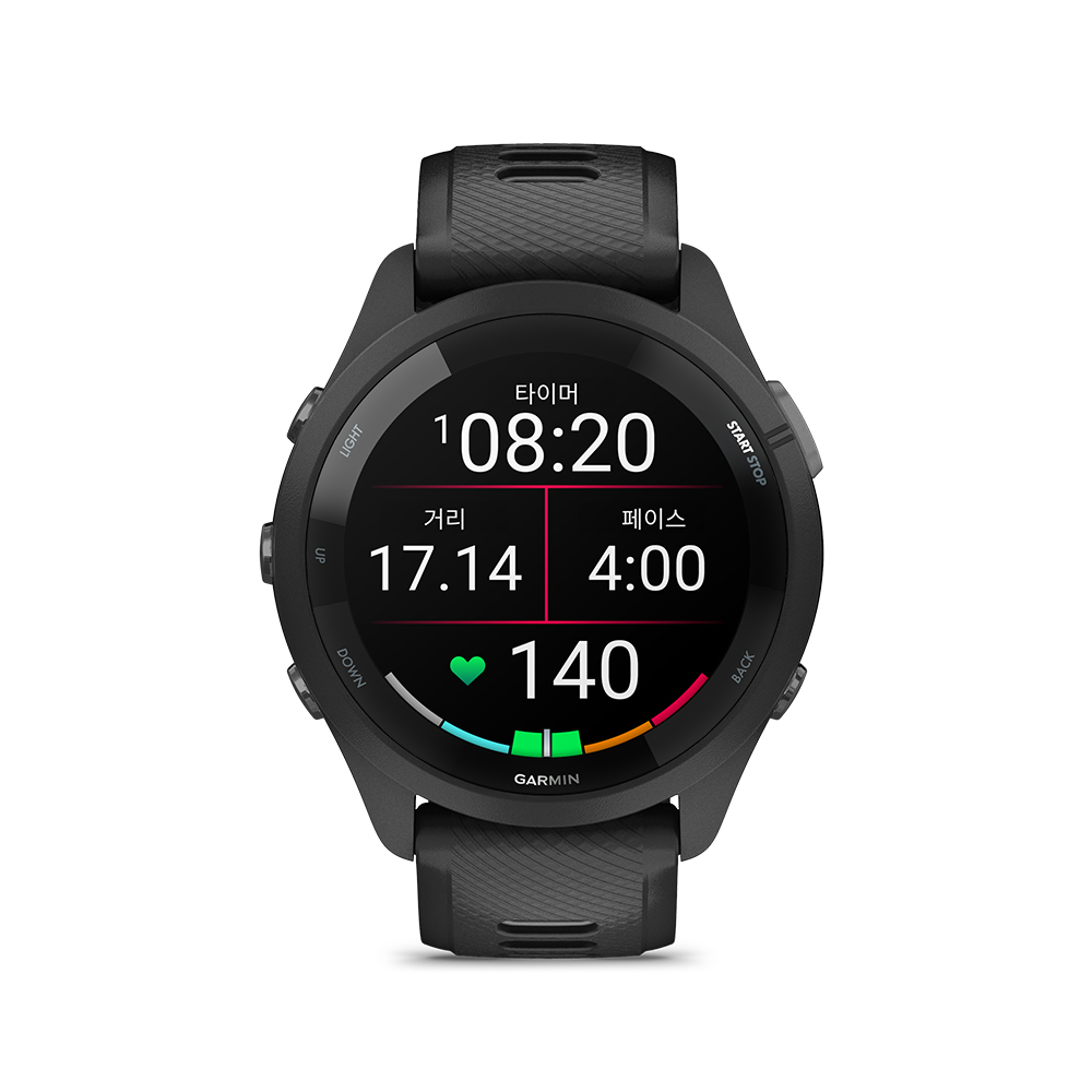 가민 포러너265 러닝 GPS스마트워치 블랙, 46mm : 가민브랜드샵 피니셔클럽