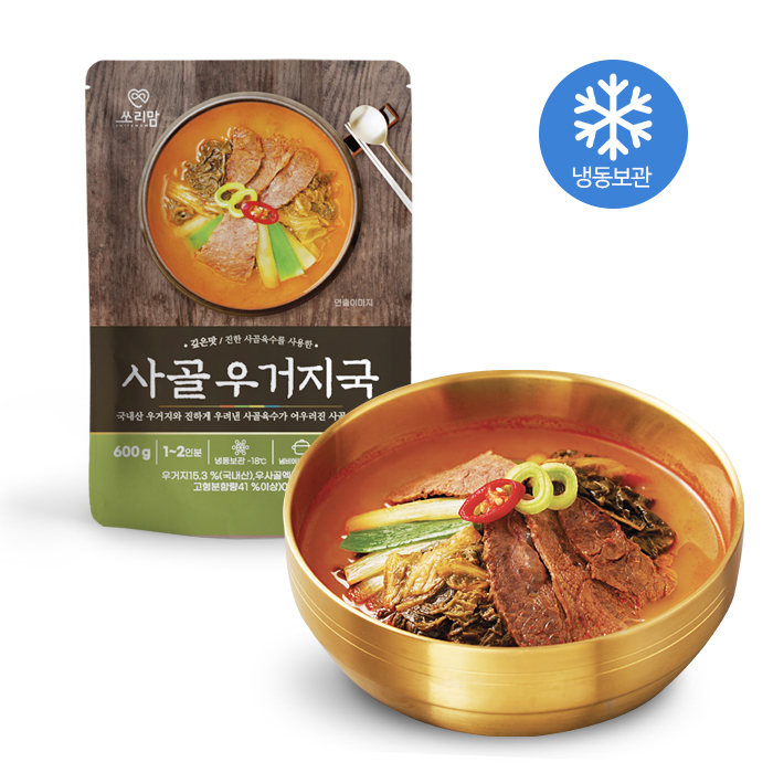 쏘리맘 사골 우거지국 엠에스푸드 즉석 요리 캠핑 간단 간편 엄마손맛 간편식 혼밥 음식 : 엠에스푸드몰