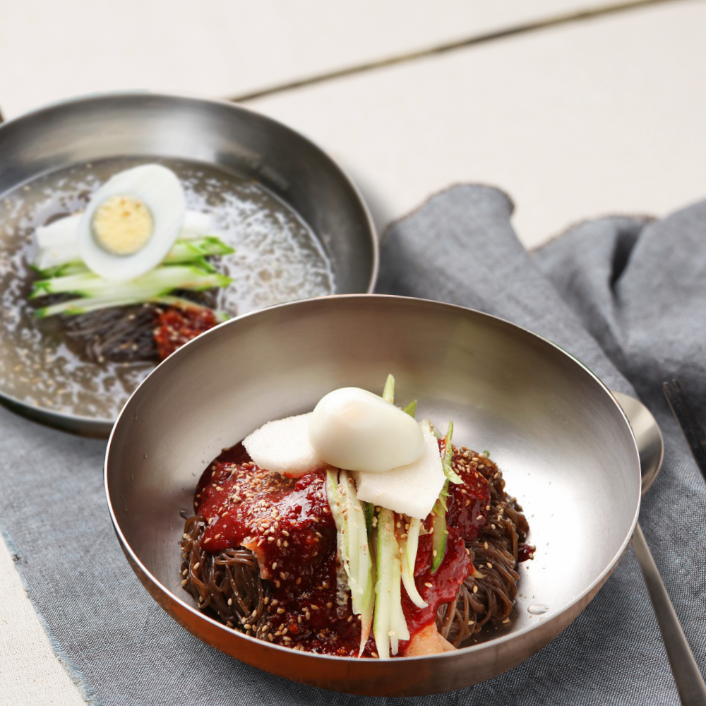 청수 물냉면 720g  5개 + 비빔냉면 720g  5개 육수/ 비빔장포함 : 울랄라푸드마켓