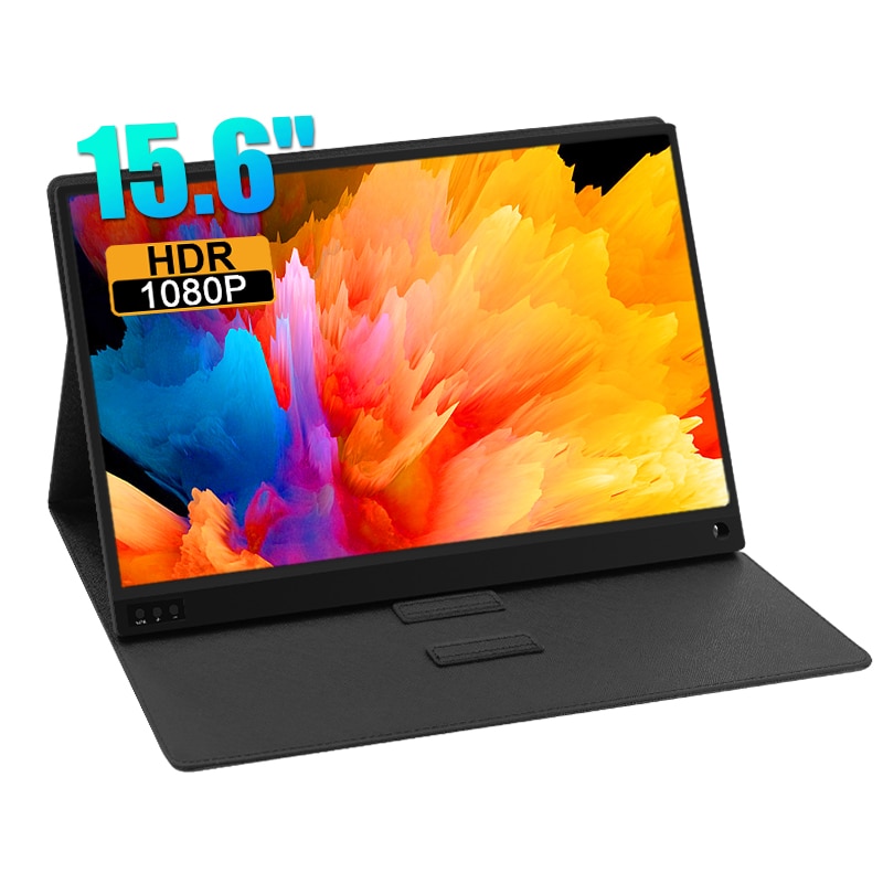 포터블모니터 모니터 듀얼모니터 보조모니터 와이드모니터 ZEUSLAP-휴대용 15.6 FHD IPS USB 타입 C 노트북 휴대폰 XboxSwitch PS4 용... 