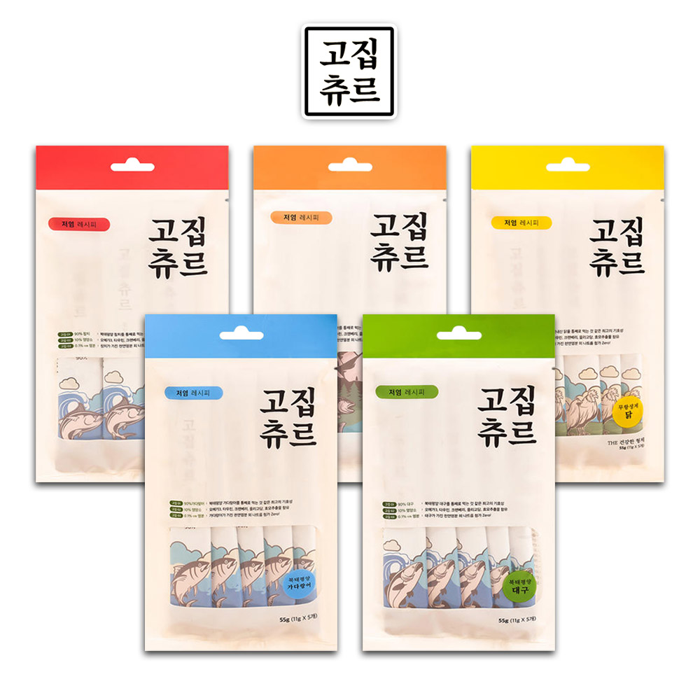 고집츄르 북태평양 가다랑어 30개입 대용량 고양이 간식 : 신묘한냥이