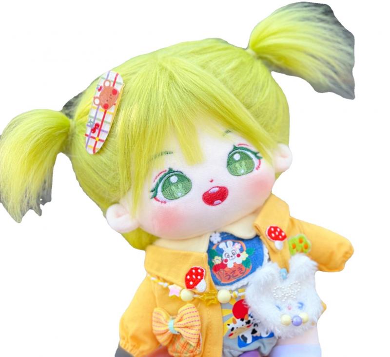무속성솜인형 20cm 무속성 인형 아이돌 솜깅이 그린 헤어 : 썸원라이크유