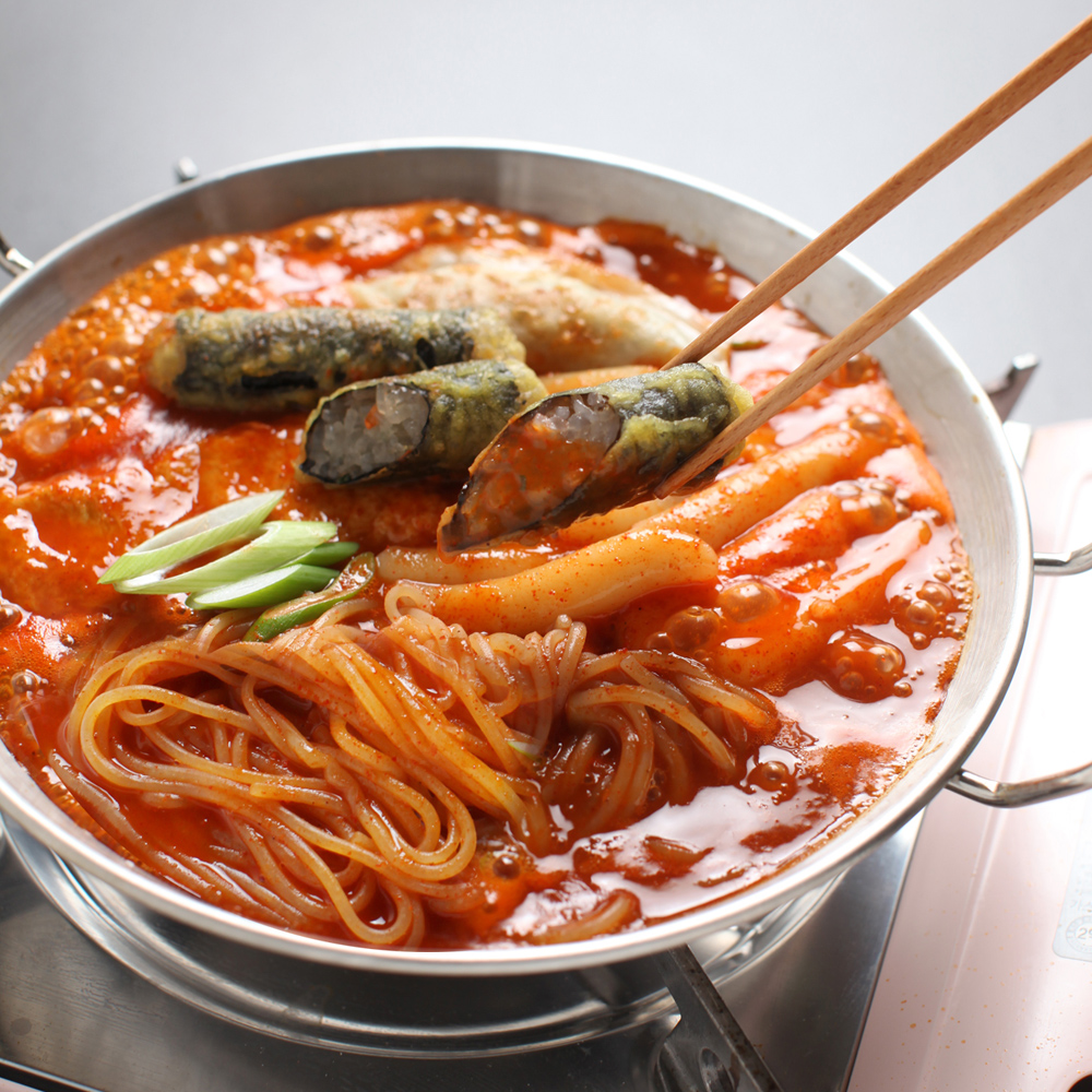추억으로가는 매콤한 쫄뽀기 떡볶이 밀키트 냉동 : 요리어때정스게장