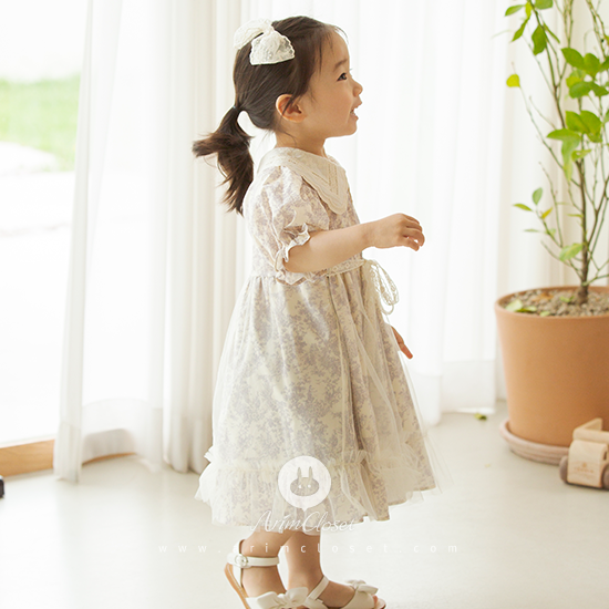 여아 유아 반팔 원피스 베르사 여름 봄 드레스 두 돌 촬영 : 아림클로젯 용인보정점