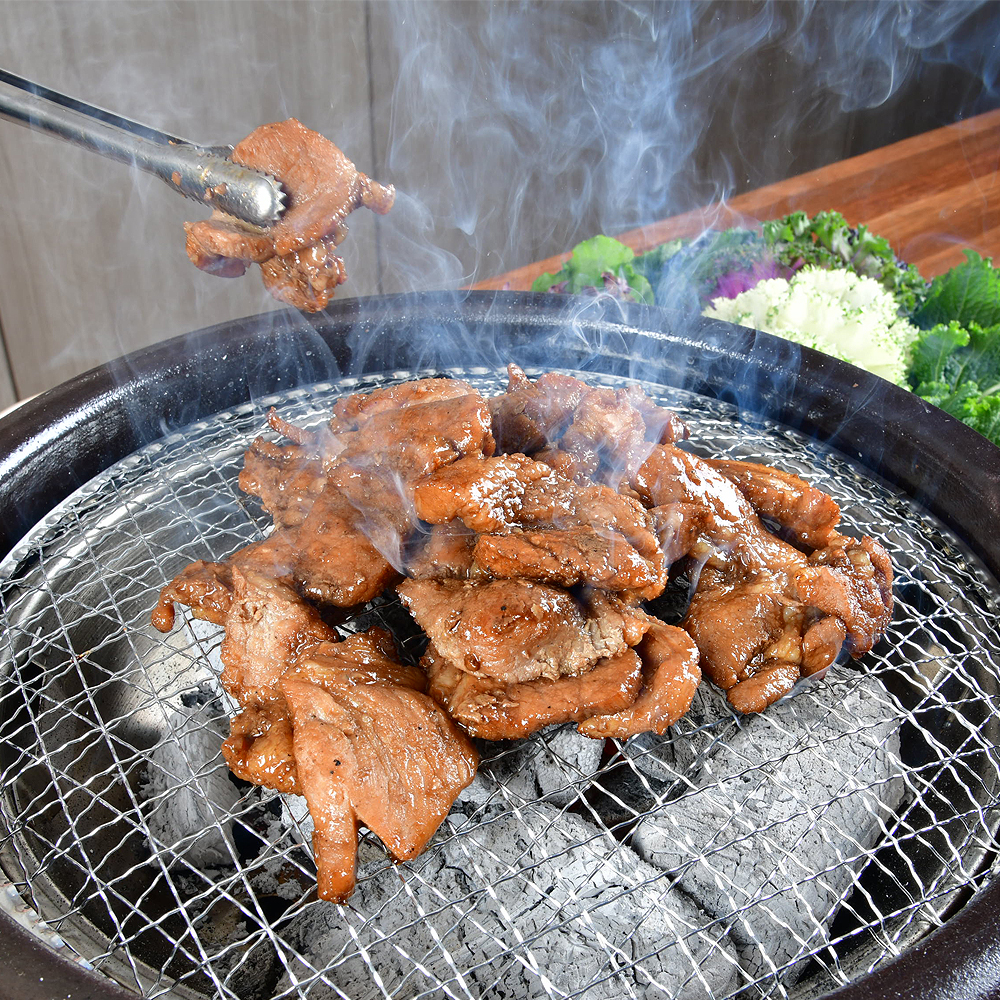 찐 돼지갈비 맛 양념 돼지 왕목살 돼지구이 : 미트아울렛