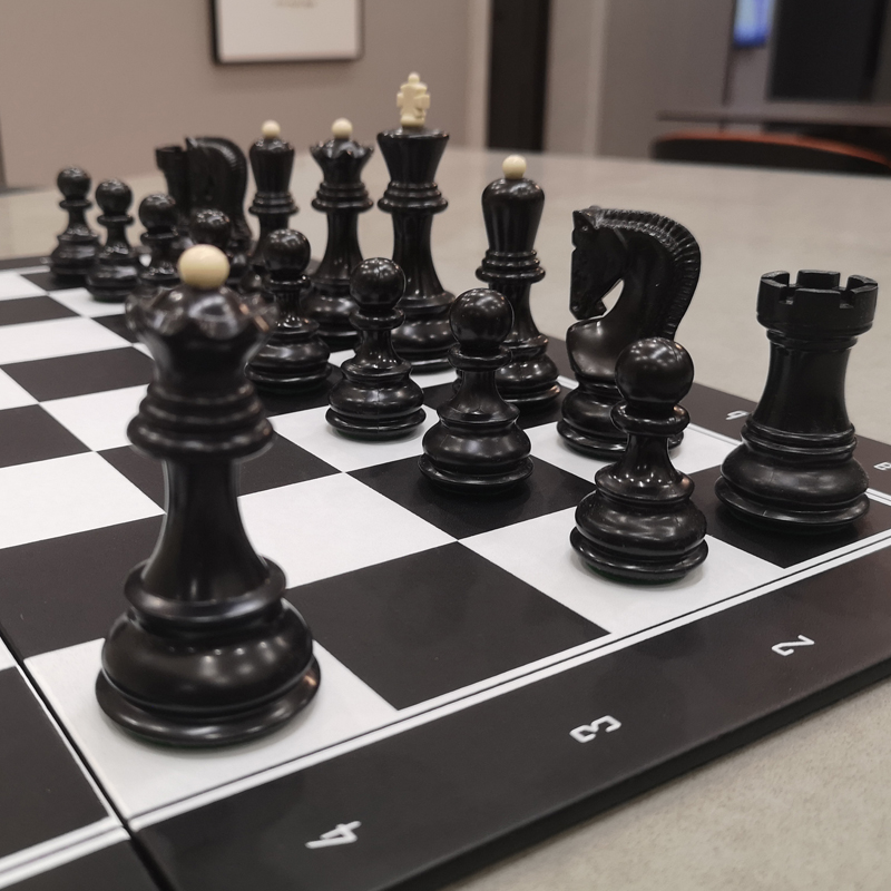 고급 체스 세트 체스판 채스 CHESS 바둑판 접이식 보드게임 체스게임 두뇌훈련 : 그로벌원마켓
