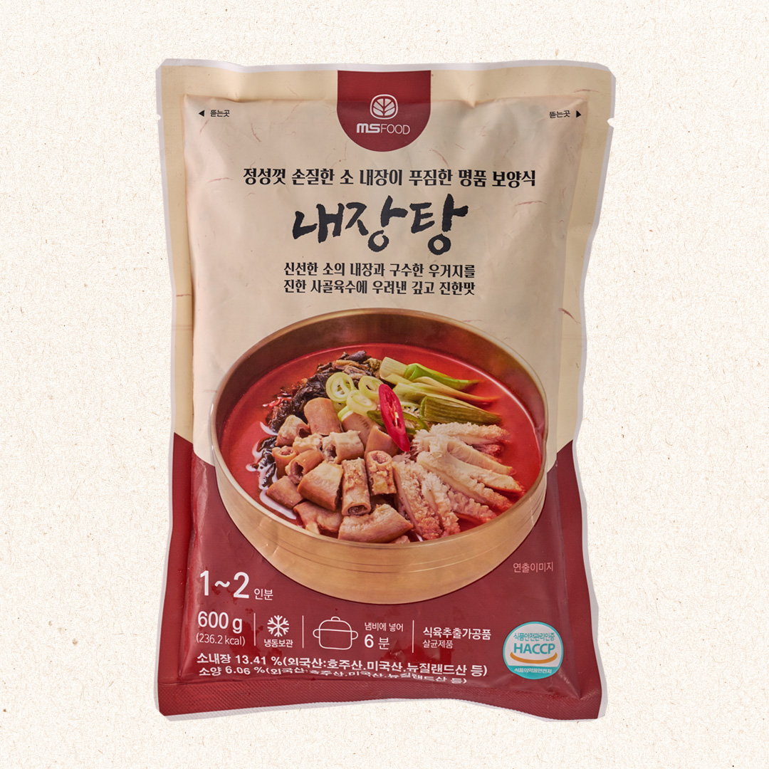 엠에스푸드 내장탕 600g : 큐앤큐 온라인몰