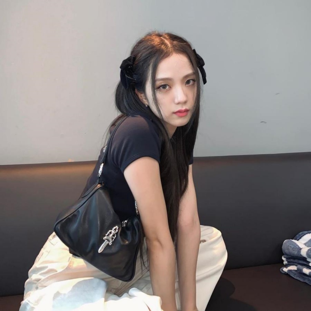 제니 지수 블랙 리본 헤어핀 머리핀 미니집게핀 4타입 : 연하남의 하이힐