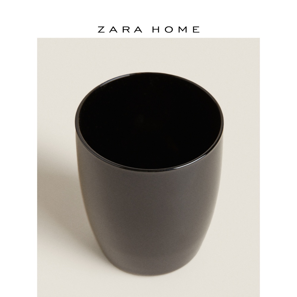자라홈 Zarahome 검은색 불투명 유리컵 가정용 음료컵 : 츄츄직구