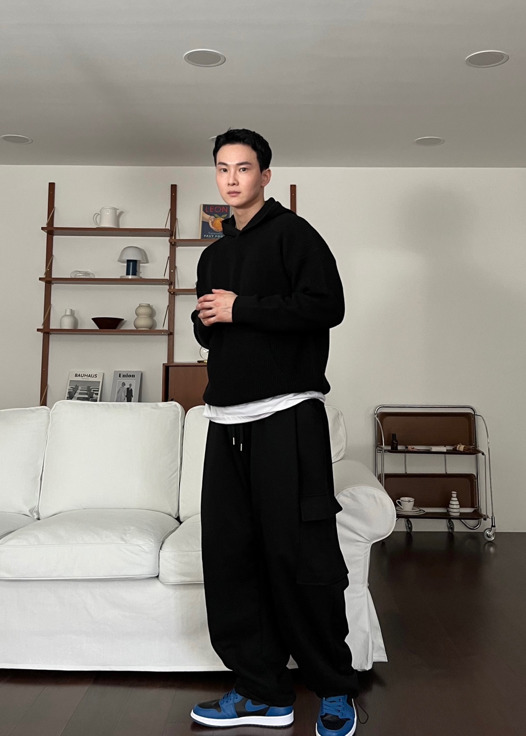 남자 오버핏 벌룬핏 스웻팬츠 : 에이티디 A.T.D