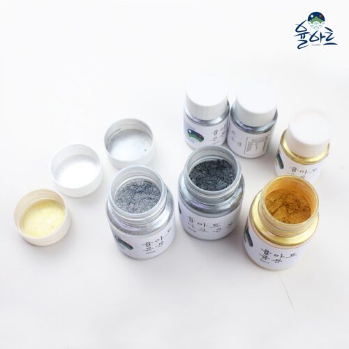 입자가고운 금분 30ml 동양화물감 민화물감 한국화물감 : 율아트