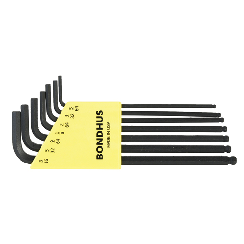 본더스 볼렌치세트 볼 육각 L렌치 셋트 10945 (5/64-3/16)7P 인치 규격 : 씽크테크 Thinktech